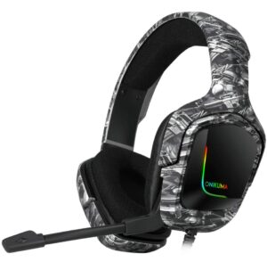 Audifono Headset Casco  Onikuma K20 Rgb Modelo 2021