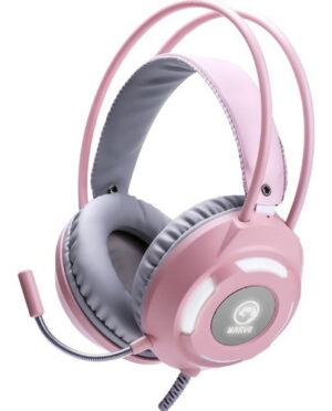 Audifonos Gamer Marvo Scorpion Hg8936 Rosado Laptop Headset