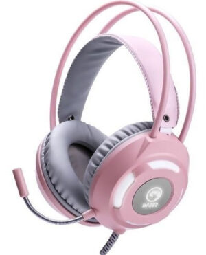 Audifonos Gamer Marvo Scorpion Hg8936 Rosado Headset