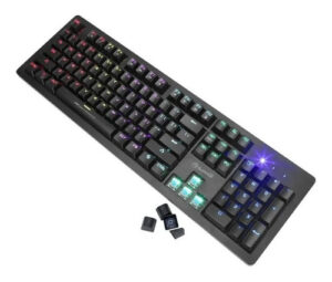 Teclado Mecanico Marvo Scorpion Kg916 Switches Blue Rgb