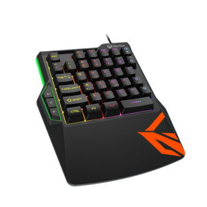 Teclado gamer single hand meetion mt-kb015 retroiluminado