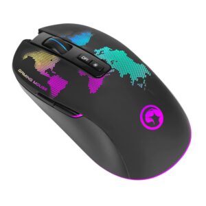 Mouse Gamer Marvo M422 Diseñadores 7 Botones 4800 Dpi Luces