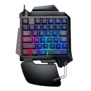 Teclado gamer single hand g92 retroiluminado usb