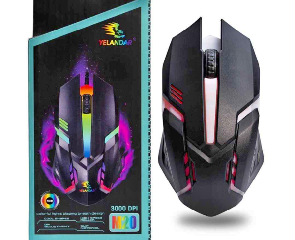 Mouse Gamer M20 Yelandar Con Cable Usb