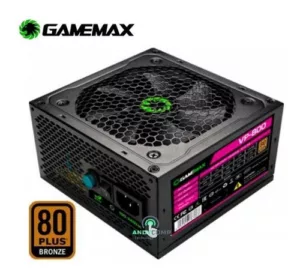 Fuente de poder GAMEMAX VP-800W CERTIFICACION BRONZE 80 PLUS