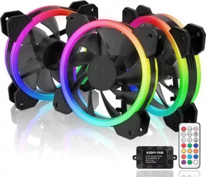 Kit de 3 ventiladores INFINYTEK AURA SYNC CONTROLADOR+CONTROL