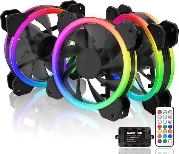 Kit de 3 ventiladores INFINYTEK AURA SYNC CONTROLADOR+CONTROL