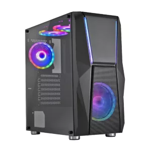 Case ALTEK STORMER Mid Tower Vidrio Templado 4 vent Argb