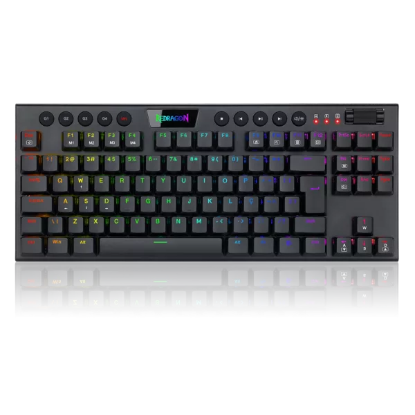 Teclado mecanico REDRAGON HORUS K622 TKL SWITCH RED INALAMBRICO