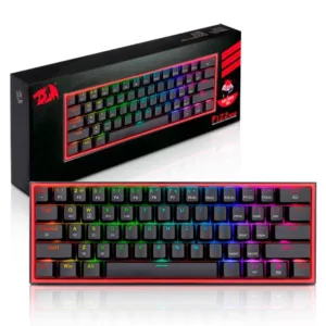 Teclado mecanico inalambrico redragon fizz pro switch red full rgb