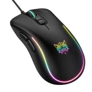 Mouse Gamer Onikuma Cw907 Negro Con Luz Rgb