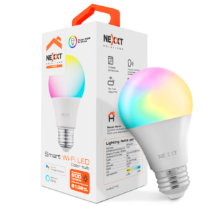 Foco Bombillo Smart Wifi Nexxt A19 Colores Rgb 110v