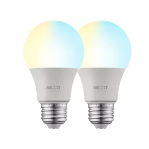 Foco Bombillo Smart Wifi Nexxt A19 Blanco/Calido 110v 2 Pack