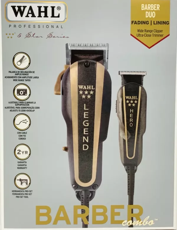 Maquina de Cabello Wahl professional series Barber duo - Imagen 2
