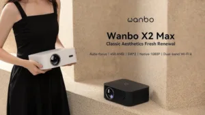 Proyector Wanbo X2 Max 1080p Android Xiaomi auto focus 450 ansis