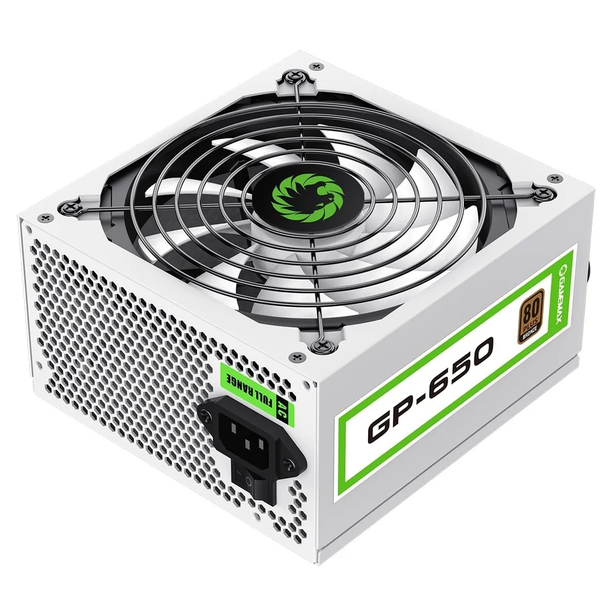 Fuente de poder GAMEMAX GP-650W CERTIFICACION BRONZE 80 PLUS