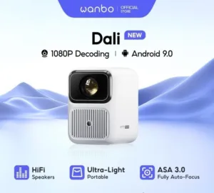 Proyector xiaomi wanbo dali 1 350 ansis auto enfoque 120 pulgadas