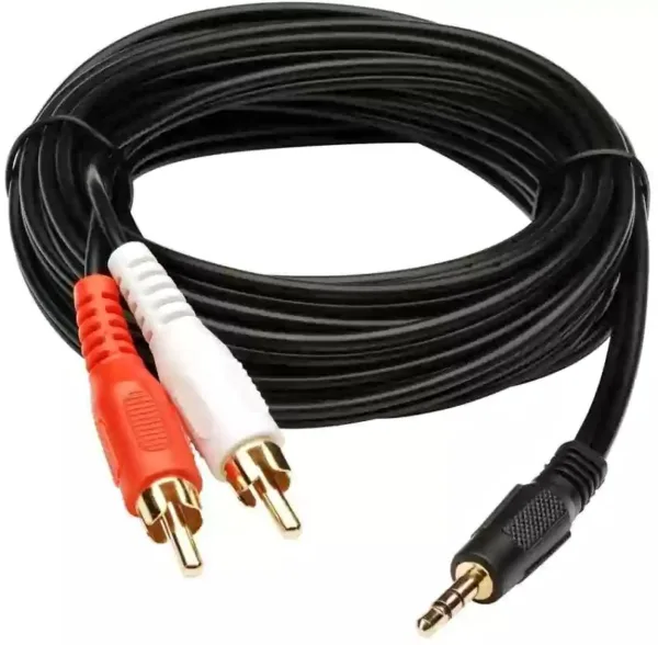 Cable discman 10 metros rca a auxiliar audio parlante