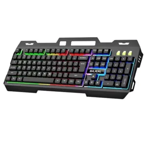 Teclado gamer bajeal k45 metalico semi-mecanico retroiluminad