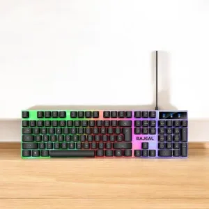 teclado gamer bajeal k35 retroiluminado usb semi mecanico