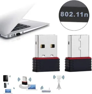 adaptador wifi nano 150mbs pc laptop 2.4ghz