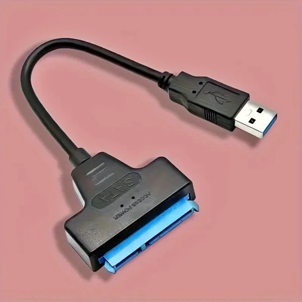 Adaptador disco ssd SATA a USB Macho 3.0 SATA