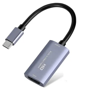 Capturadora de video tipo c hdmi usb 3.0