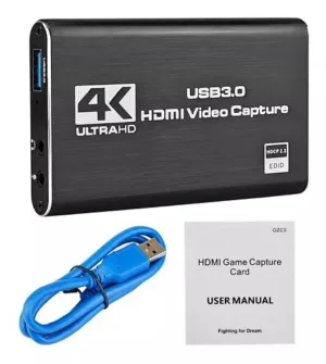 Capturadora de video hdmi 4k 30hz usb 3.0
