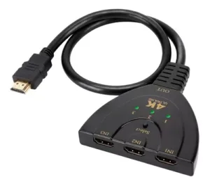 selector hdmi 1 a 3 monitor 1 salida 3 entradas