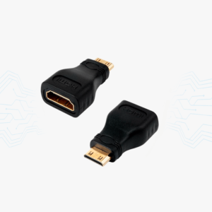 Adaptador mini hdmi a hdmi full hd camara vhs