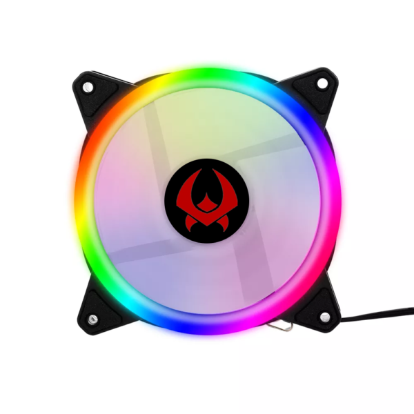 ventilador de cpu rgb controlable pc gamer 120mm doble aro