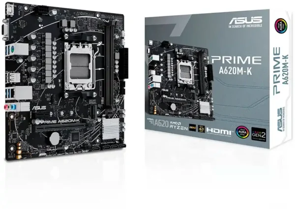 Motherboard ASUS A620M-K AM5 RYZEN DDR5 PRIME
