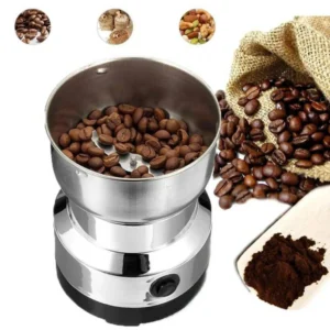 Molinillo De Café Molino Granos Eléctrico Molino Granos Gris
