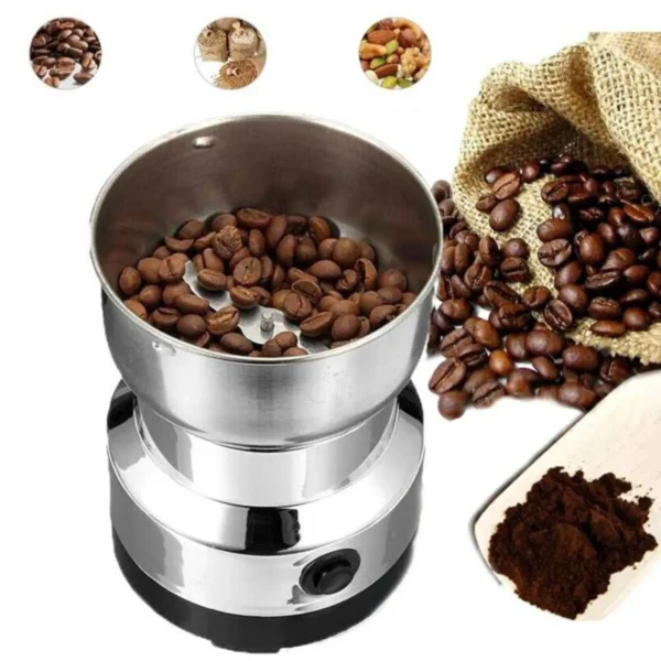 Molinillo De Café Molino Granos Eléctrico Molino Granos Gris