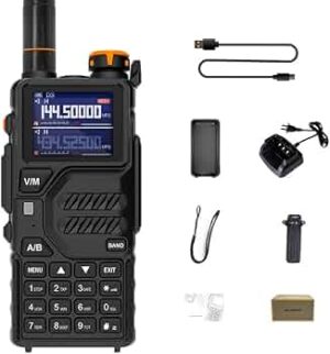 Radio de Comunicaciones Baofeng K5 Plus 10w UHf Vhf Tipo C Pantalla grande