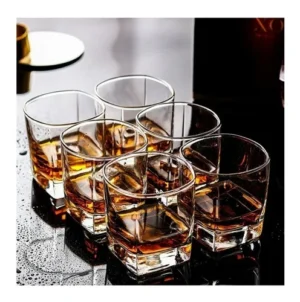SET DE 6 VASOS HL7068A WHISKEROS DISENO ESQUIRE 305ML