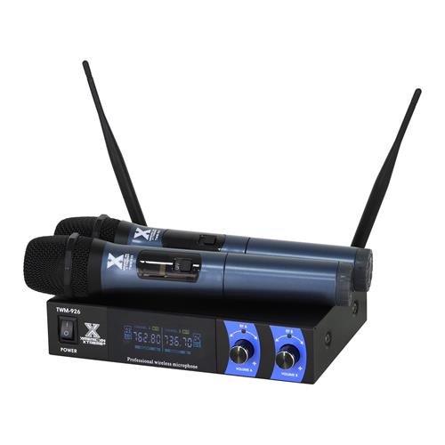MICROFONO INALAMBRICO DOBLE UHF PERFORMANCE RECARGABLE